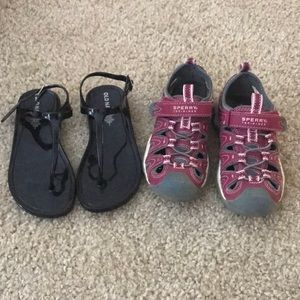 Girls summer shoes! Size 12/13